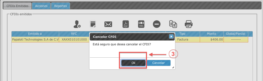 Cancelar CFDI - koatl facturas