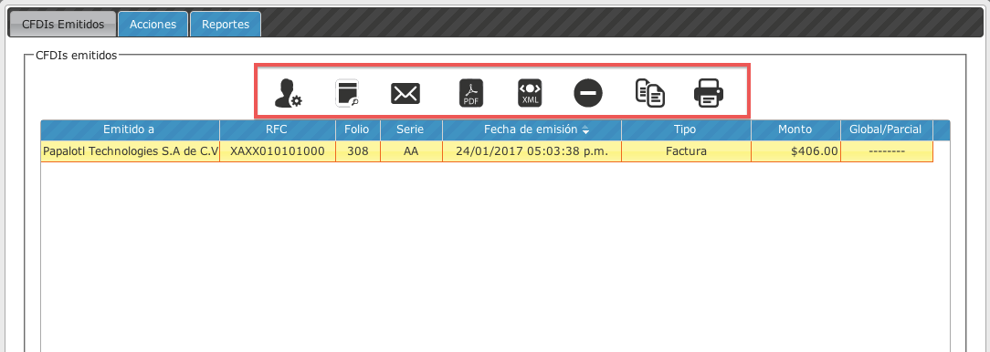 opciones CFDI - koatl facturas